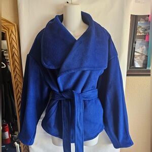 Free People Cobalt Blue Wrap Jacket – Size S